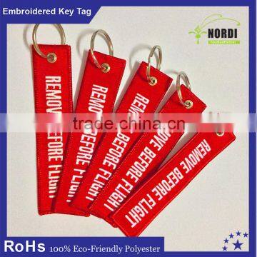 remove before flight custom soft pvc keychains