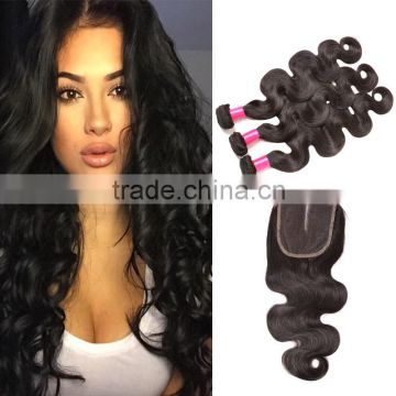 Hot Selling 3 Part Silk Base Lace Closure