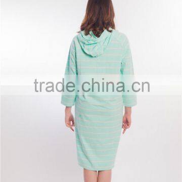 Long Stripe Casual Dresses for Women Sportswear Wholesale photo-3