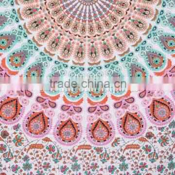 Bohemian Hippie Ethnic Cotton Mandala Wall Art Gypsy Psychedelic Home Decor Tapestry