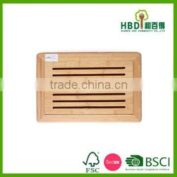 High Quality Wood Bamboo Bread Cutting Board, Bamboo Bread Board