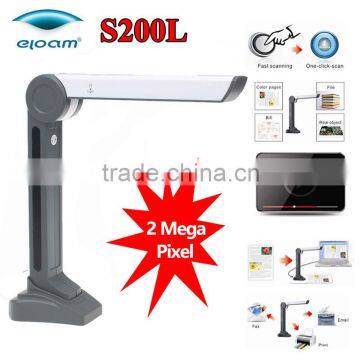 Eloam S200L USB 2.0 Portable Overhead High-Speed Photo & Document Video Scanner