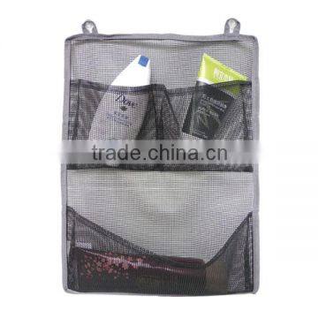 Hanging 3 Sets Bathroom Mesh Basket Bag With Suction Cups