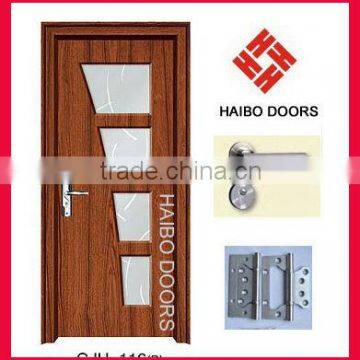 Interior PVC MDF wooden doors to Bulgaria, Moldova, Romania (HB-027)
