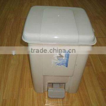 high quality new design the foot pedal plastic dustbin injection mould