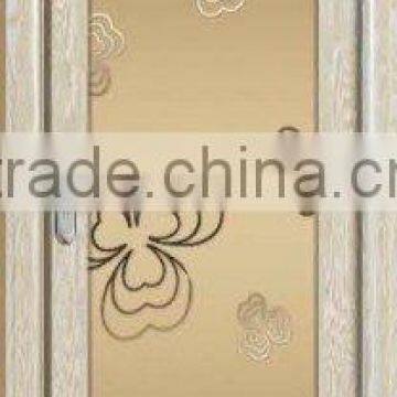 Powder coating aluminum bathroom door