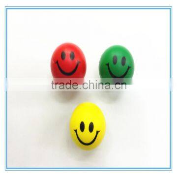 Customized Logo Promotion Smiley PU Stress Ball Stress Reliever Toys cute expression Anti Stress Ball