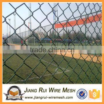 chain link fence / galvanized used green chain link fence