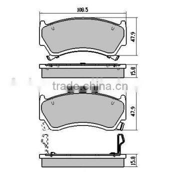 Japan auto spare parts OE 41060-0M892 D668 D1138 brake pads for nisssan