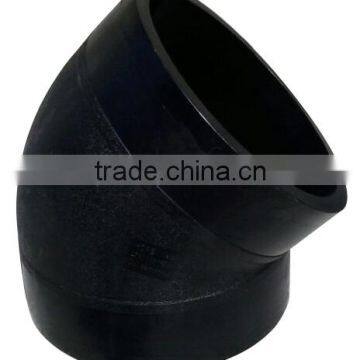 315mm injection molding 45 degree elbow polyethylene pipe fittings