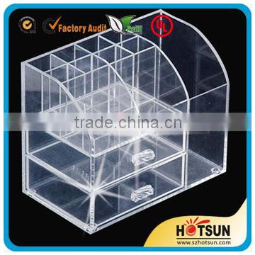 POP Custom Clear Cosmetic Organizer Display with Drawers for Gifts