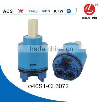 40MM tap spindle cartridge distributor faucet cartridge with foots