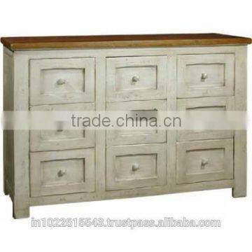 Shabby chic Furniture Cabinet, Painted wood Cabinet