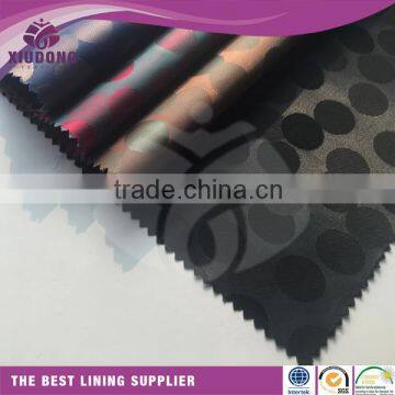 High quality polyester viscose jacquard lining fabric for garments