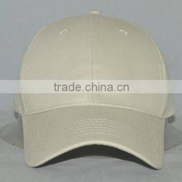 BLANK CAP / BASEBALL CAP / cream