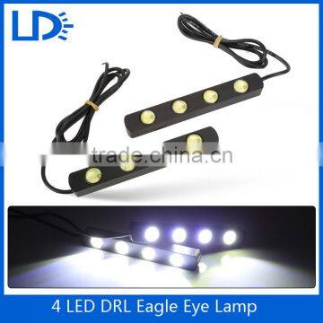 car auto parts led runnning light manufacturers 8w 4leds eagle eyes daytime running light car daylight