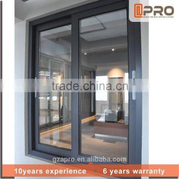 Fasion patterns price of aluminium sliding window simple iron window grills