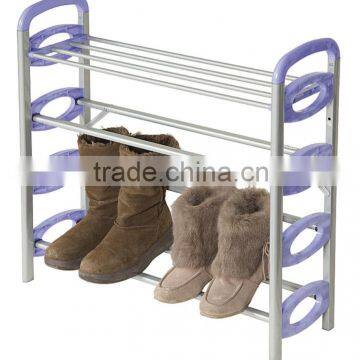 4 Teir Shoe Rack Organiser 12 Pairs Shoes Storage Shelf Stand Pair Shelves