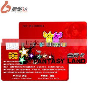 Colored Plastic Prepaid IC Cards