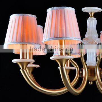 8 Light Brass Classic Pendant Chandelier With Bronze Color photo-3