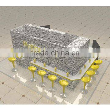 High-End Luxury Mall Kiosk of Milkshake Kiosk Design photo-3