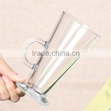 2016 Christmas Promotion Gift 310 ml Irish Glass Coffee Mugs Lead-free Glass Mugs With Handle photo-5