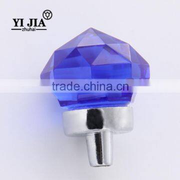 Furniture Cabinet Drawer Zinc Alloy Crystal Glass Knob