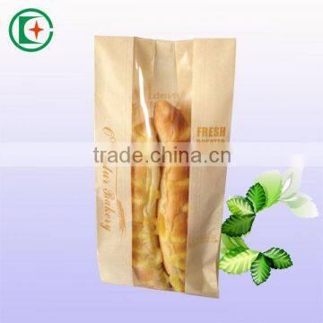 China Supplier Bread Paper Bag Toast Paper Bag With Window photo-3