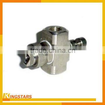 Automatic metal misting nozzle/adjustable air atomizing nozzle/SS316 air mist nozzle