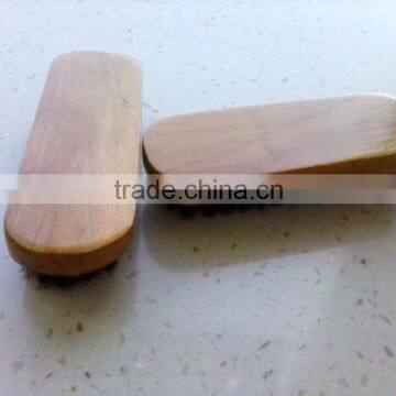 Shoe Cleaning Brush With Wooden Handle photo-5