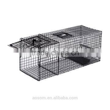 PawHut Black Pet Small Metal Animal Trap