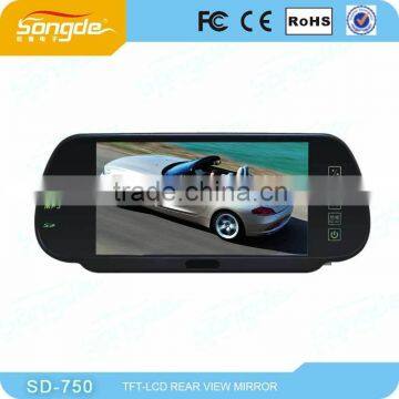 7inch MP5 Bluetooth Rearview Car Mirror Monitor with USB&SD