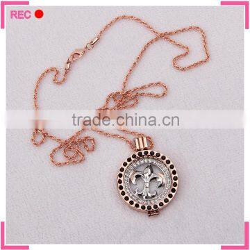 Imitation Gold Necklace Imitation Jewelry With Round Pendant, Imitation Gold Necklace for Women photo-3