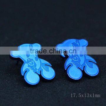 Bear Shape Stud Earrings for Ladies