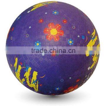 rubber playground ball factory/custom size 5,6,7,8.5,10,13 inch playground ball