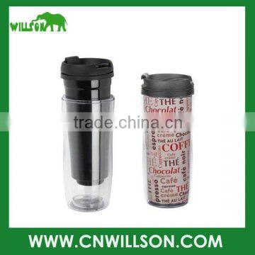 Double wall travel paper tumbler