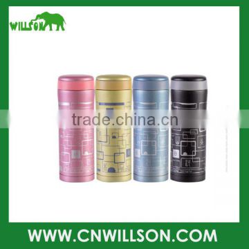 Color Double Wall Stainless Steel Portable Thermos Bottles With Tea Filter