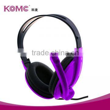 High quality fashion computer headphone with microphone headphone