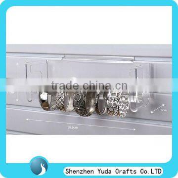 slatwall acrylic jewelry display,Bangle bar-slatwall