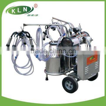 Two Buckets Vacuum Pump Milking Machine photo-3