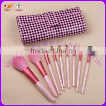 Portable Beauty Travel Makeup Brush Sets in 9pcs