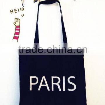 PARIS style printing fashion canvas bag handbag large