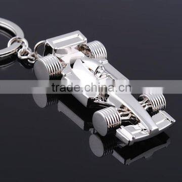 Wholesale 3D motorcycle race car mold metal keychains/3D truck car metal key chains