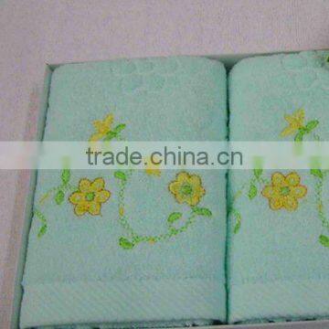 100% cotton face towel for gifts