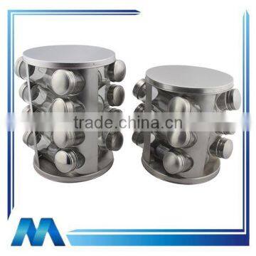 Revolving Spice Jar Rack Set Glass Spice Jar Rack Set Kitchen Set Rack photo-2