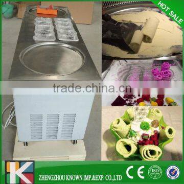 commercial hot sale fried ice cream cart/fried ice cream machine