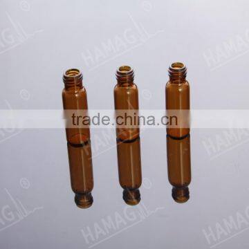 Amber 1.5ml HPLC vials for auto sampler 8-425 screw thread shimadzu hplc