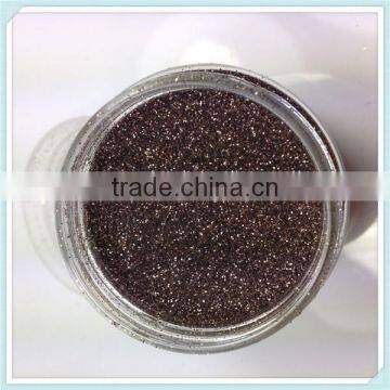 Super shining bulk red PET glitter for plastic