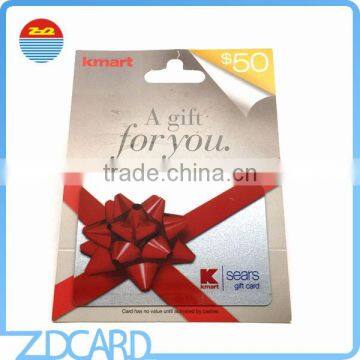 Cr80 PVC Gift Card Backer/Holder Wholesale photo-3