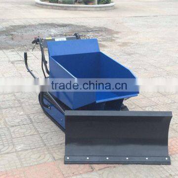 500 kg mini dumper rubber crawler hydraulic self loading track with shovel